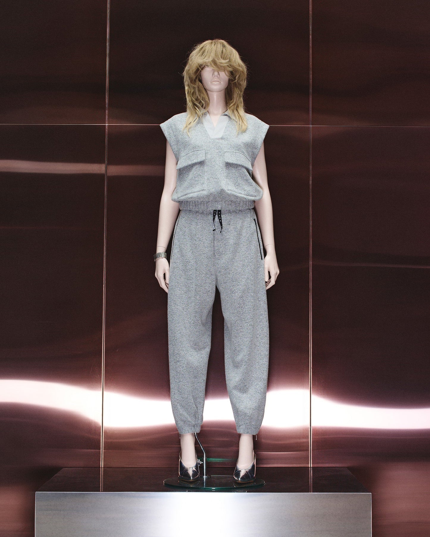 WOOLEN SHELL VEST THEO