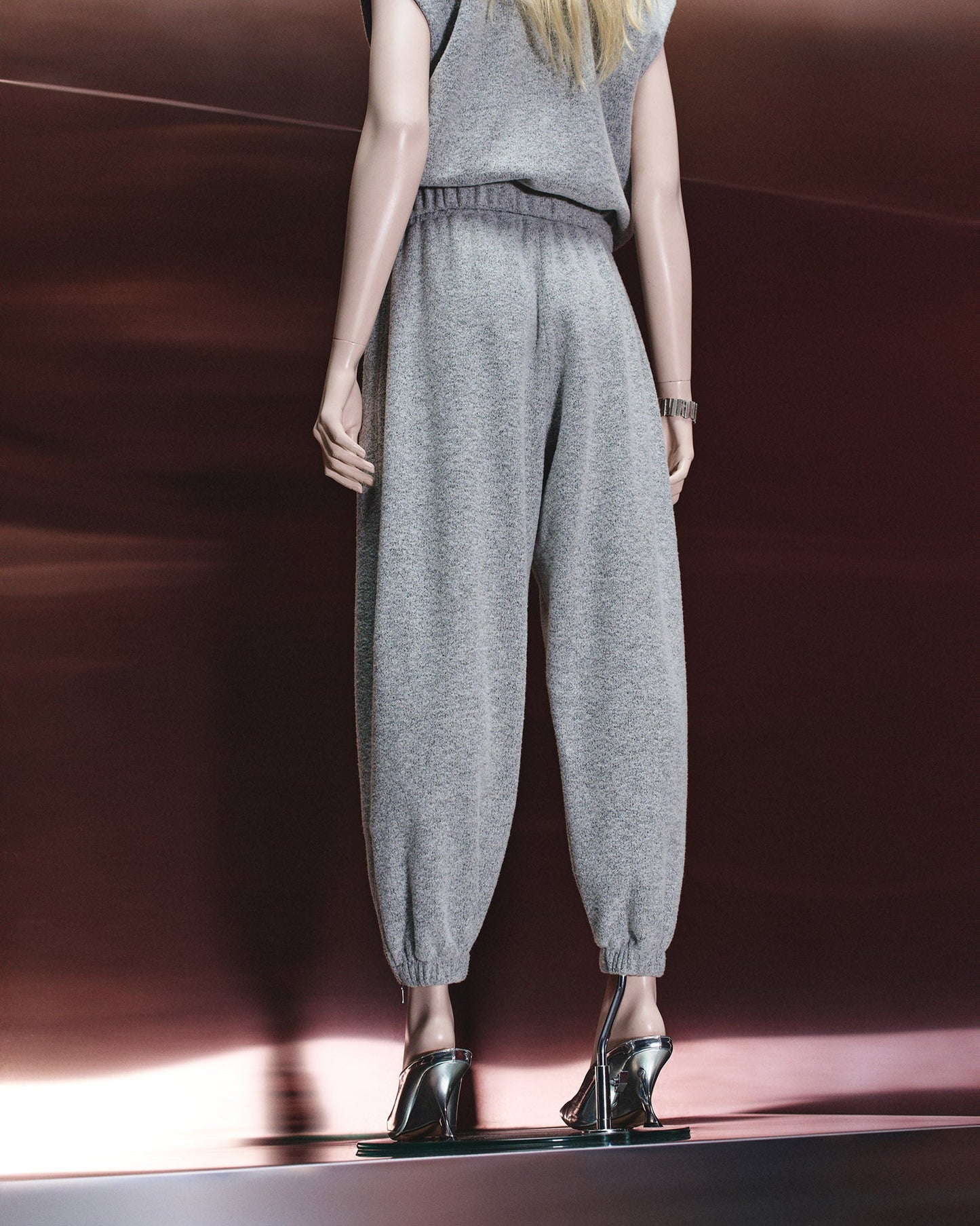 TAPERED WOOL JOGGER THEO