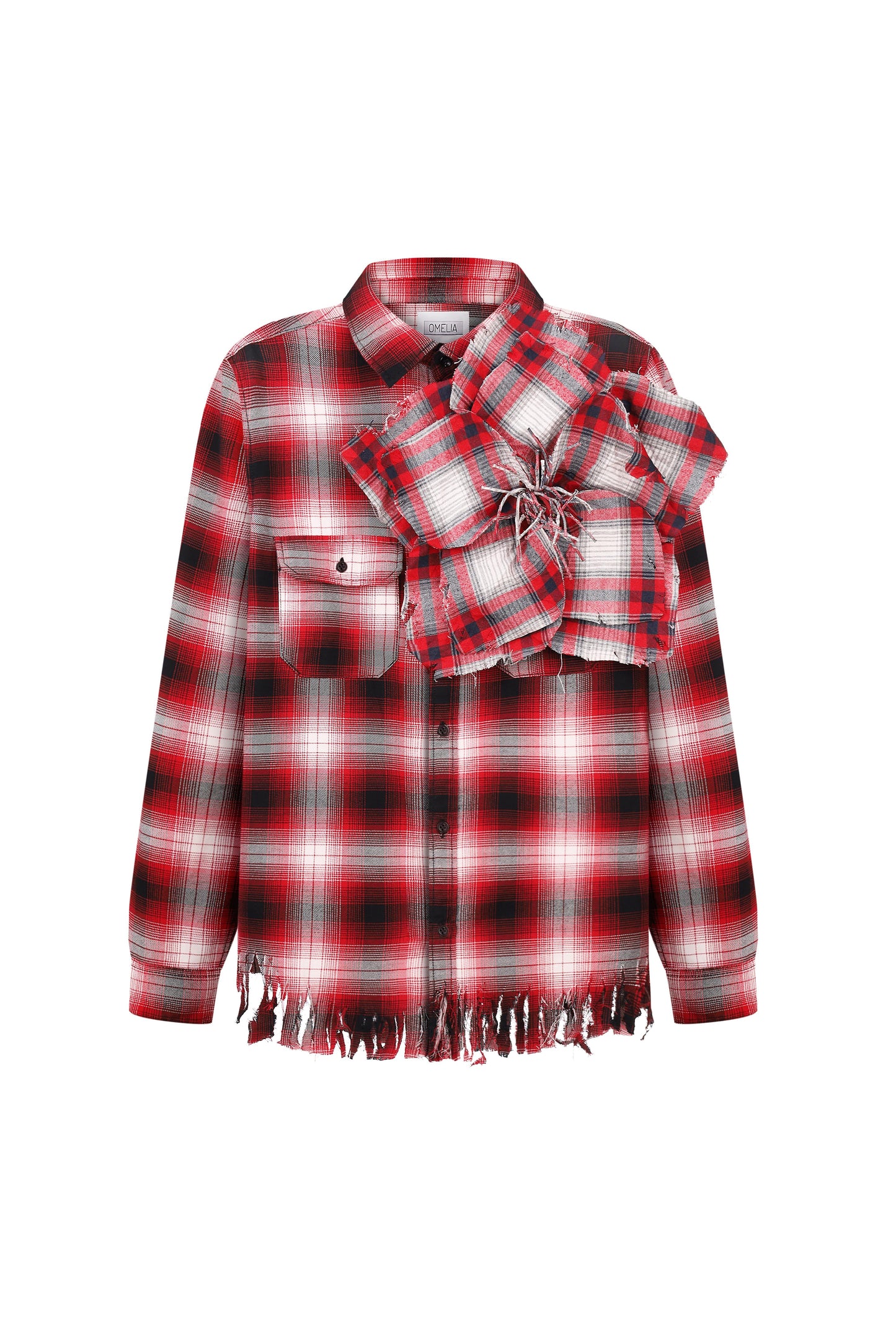 SHIRT WITH A FLOWER F0825 OMELIA