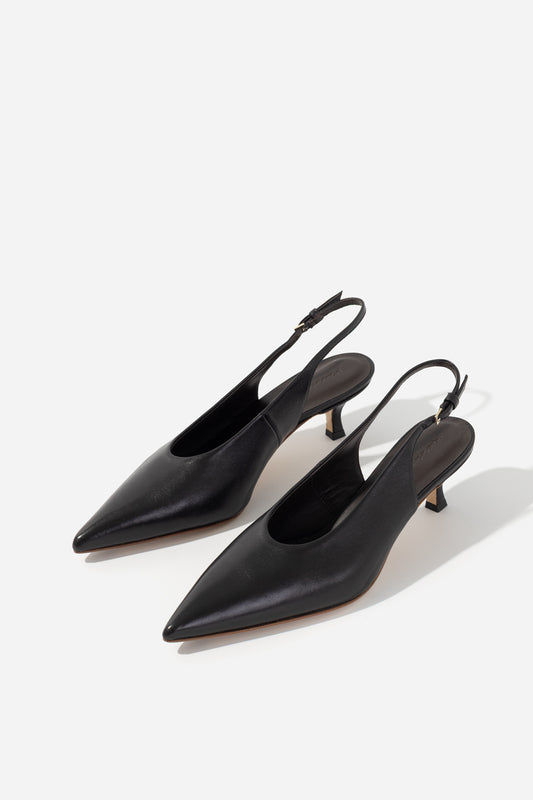 DARCY black slingbacks KACHOROVSKA