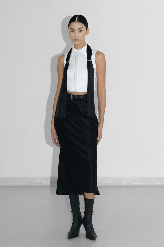 Open-Back Scarf Shirt VESTIAIRE D'UN OISEAU LIBRE