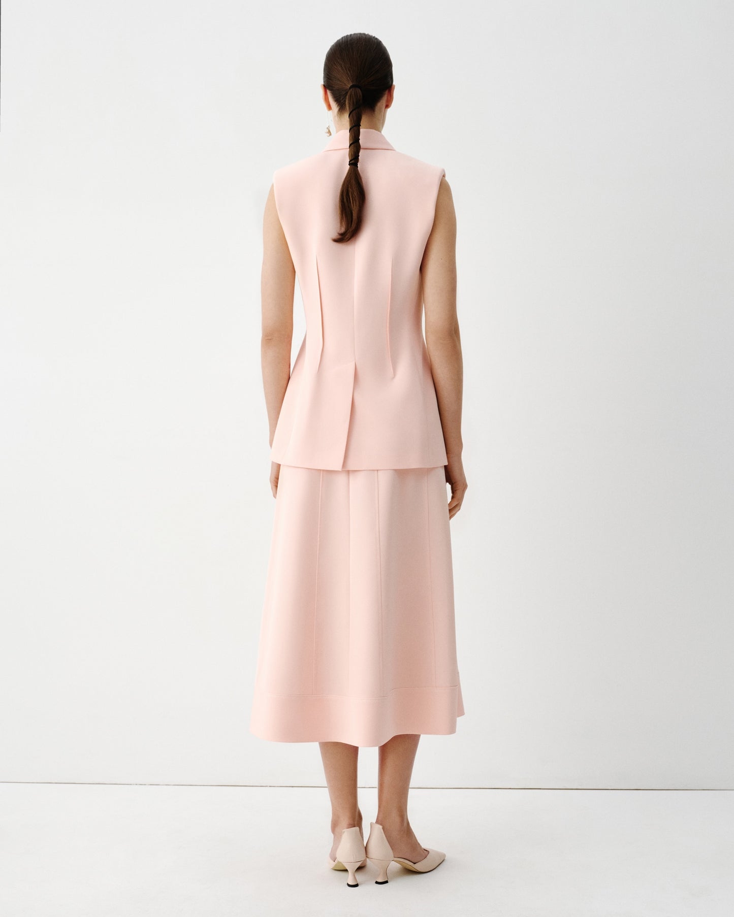 PINK MIDI SKIRT ELENA REVA