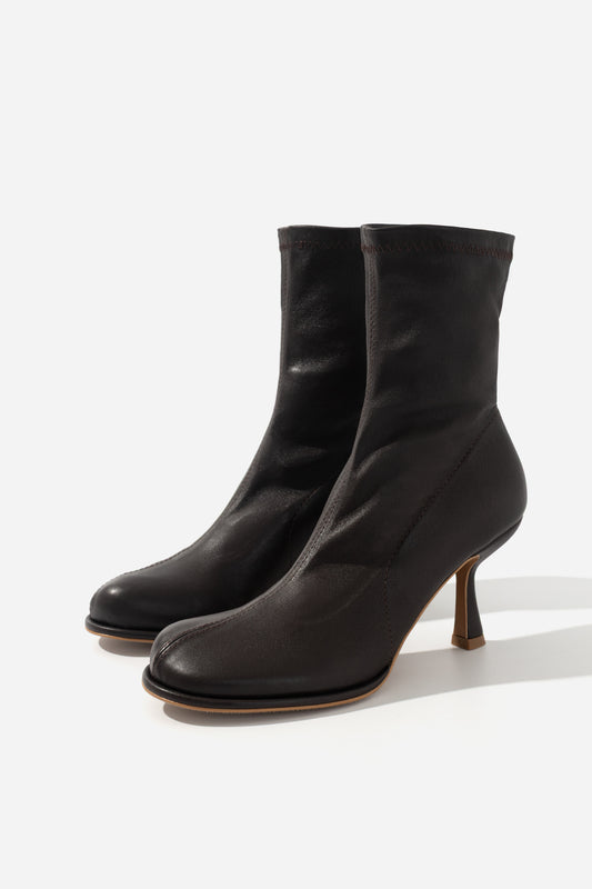 BLANCA dark brown ankle boots KACHOROVSKA