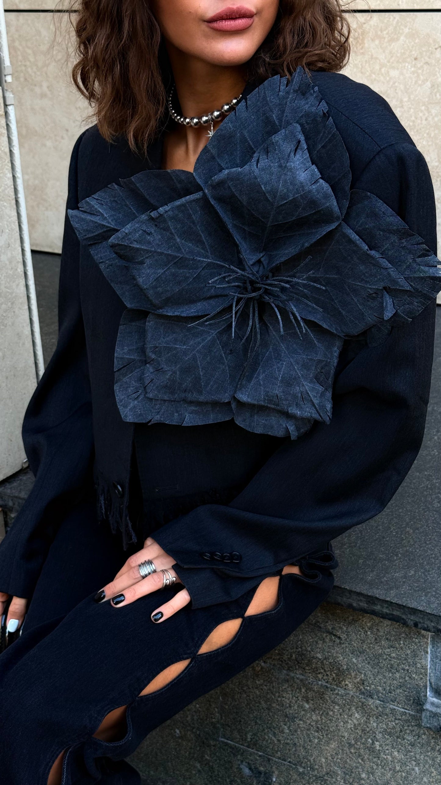 CROPPED JACKET F0525 OMELIA