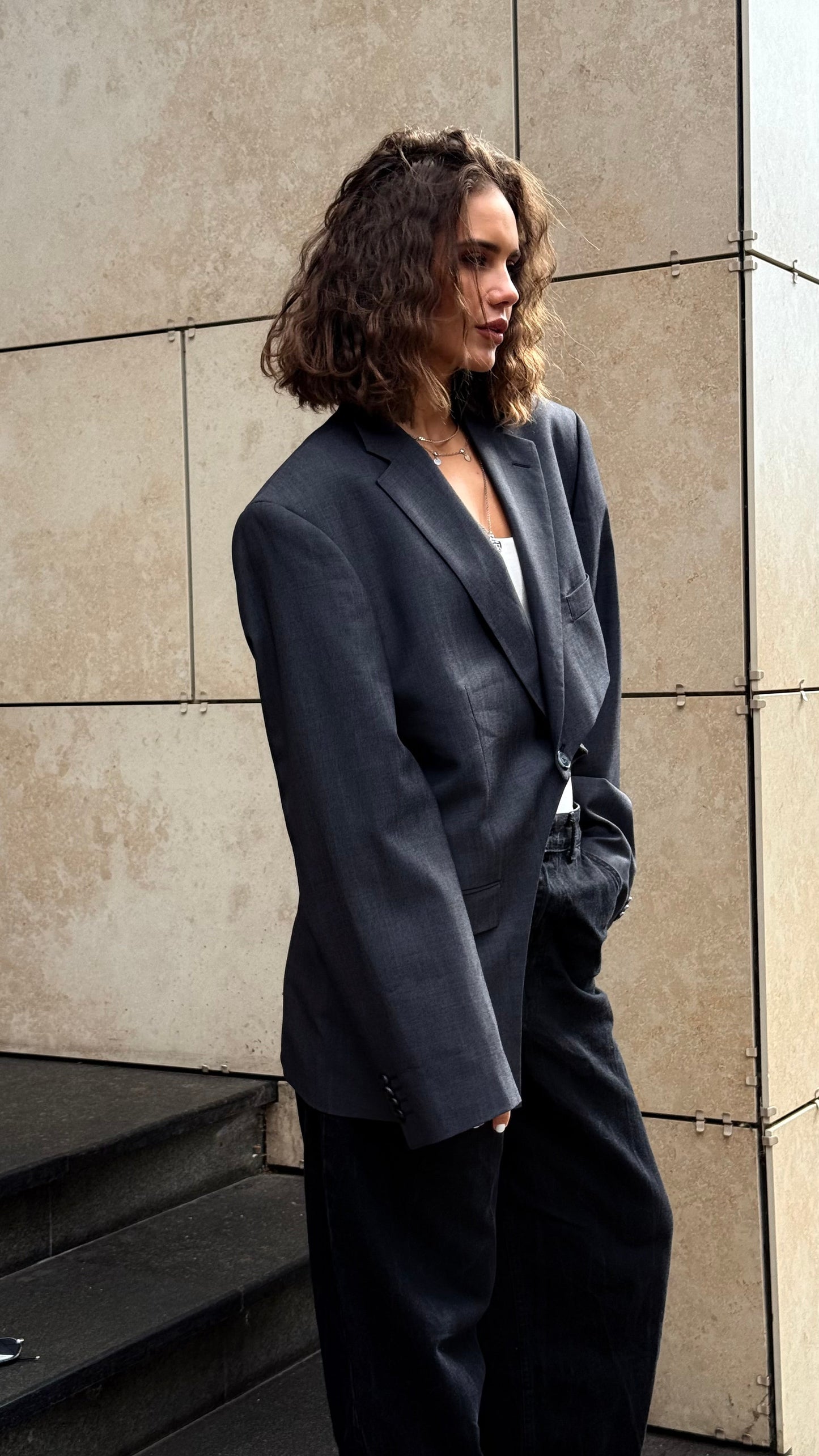 ASYMMETRIC JACKET F0425 OMELIA