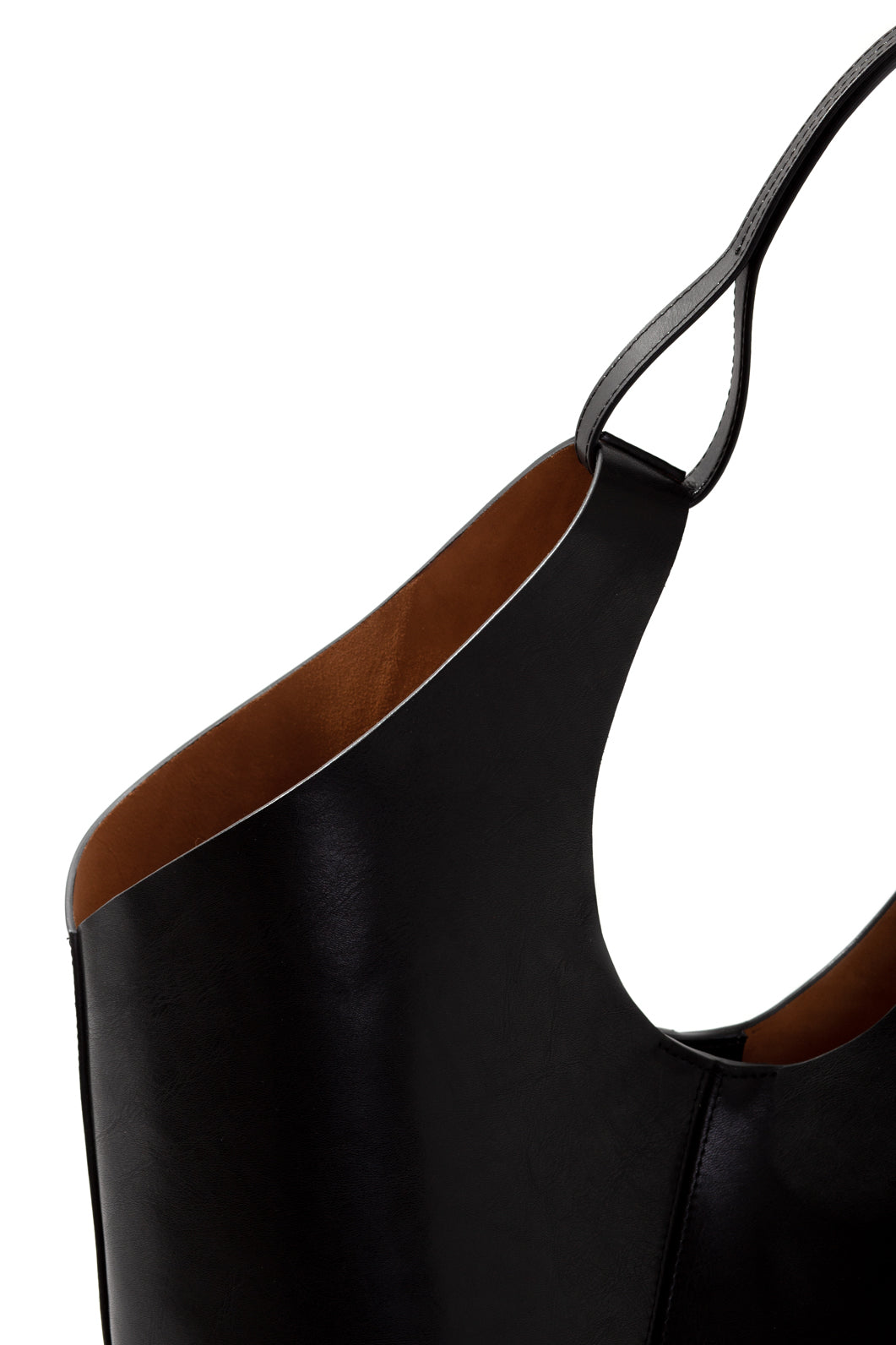 KHRYSTIA black shopper bag KACHOROVSKA