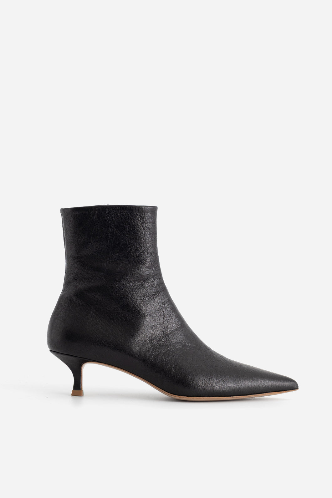 MARIA BLACK ANKLE BOOTS WITH SHIN KACHOROVSKA