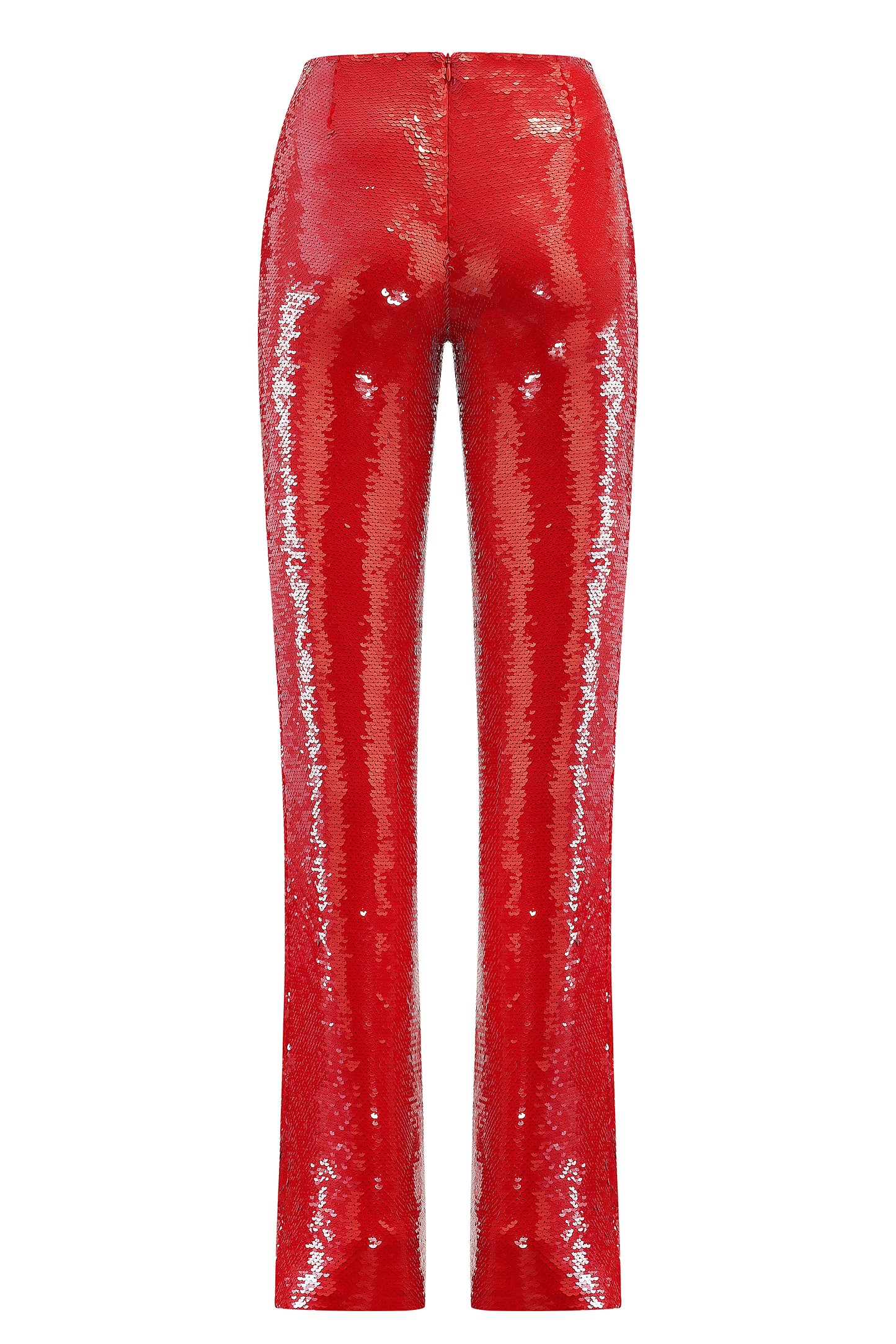 Jade Sequin Red Trousers NUÉ