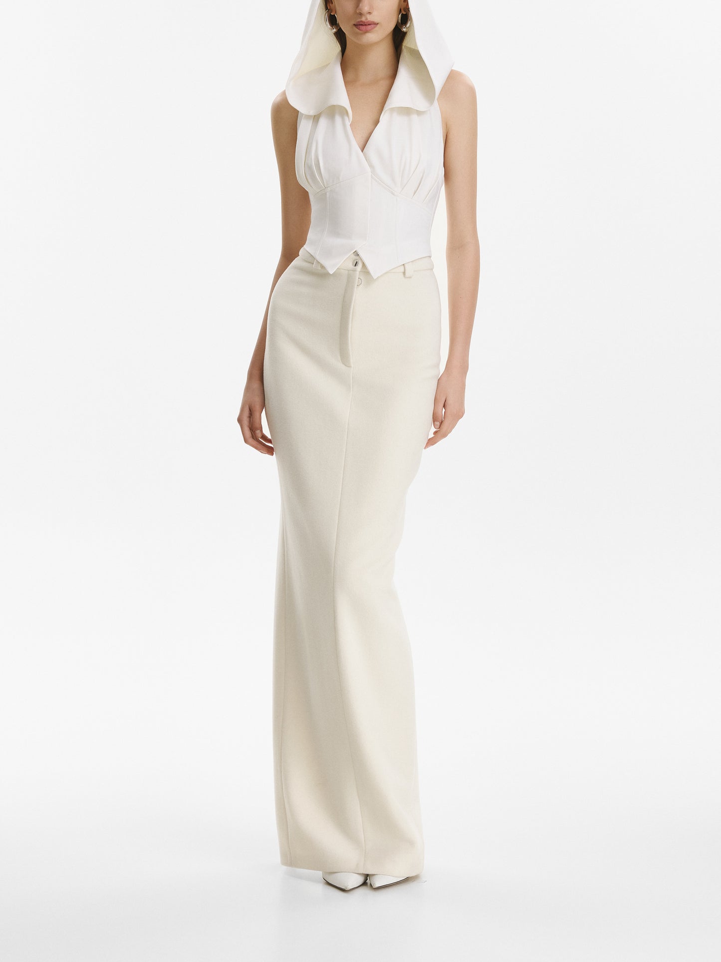 Hooded corset vest VESTIAIRE D'UN OISEAU LIBRE