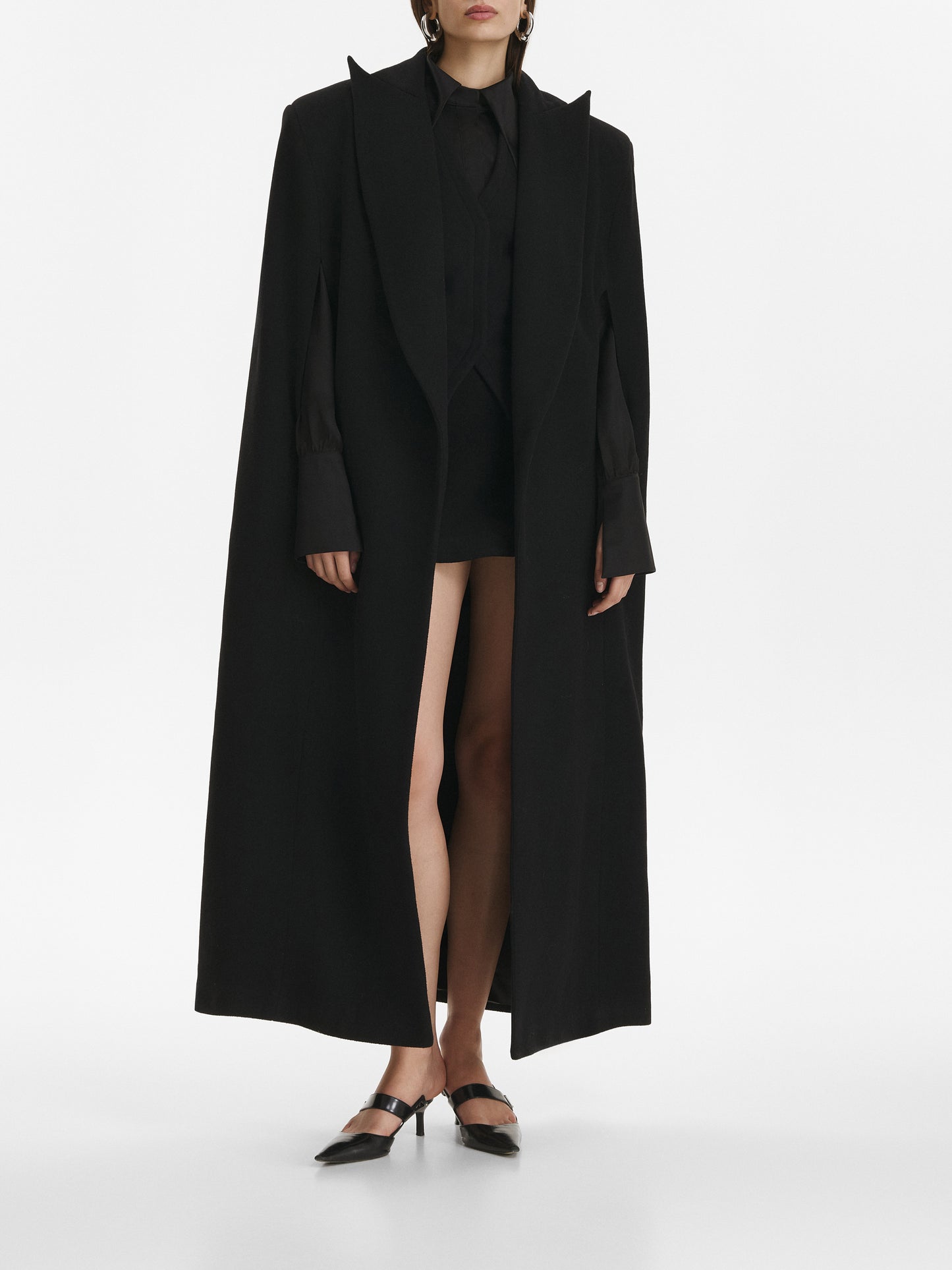 Cashmere Blend Cape VESTIAIRE D'UN OISEAU LIBRE
