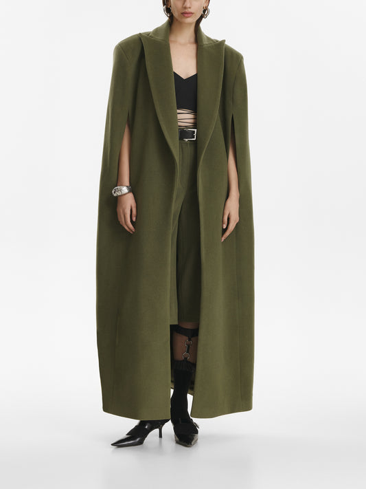 Cashmere Blend Cape VESTIAIRE D'UN OISEAU LIBRE