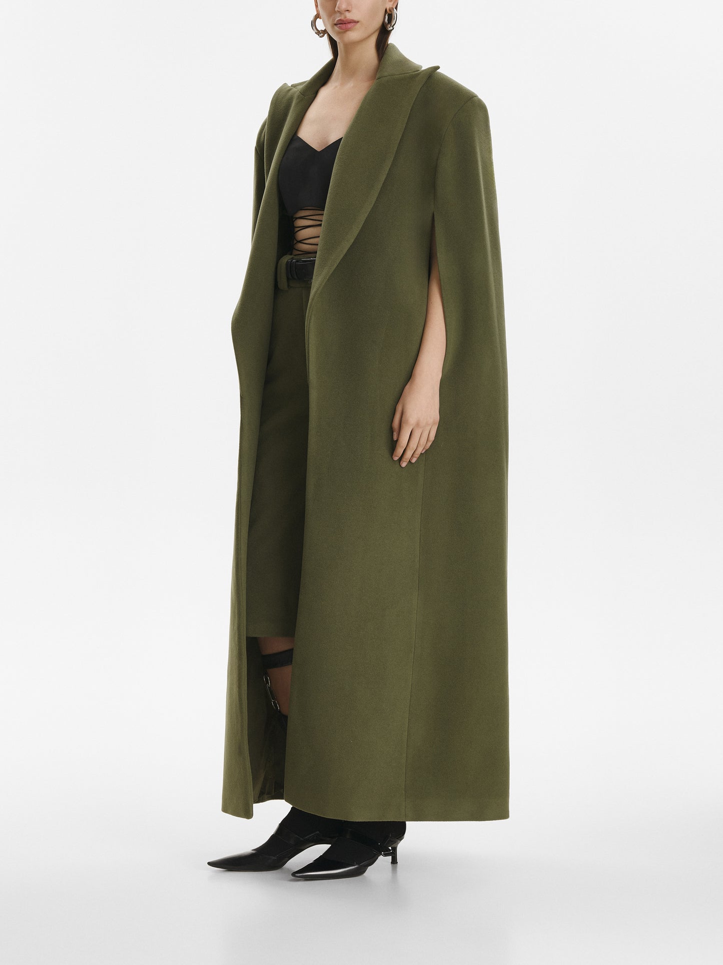 Cashmere Blend Cape VESTIAIRE D'UN OISEAU LIBRE