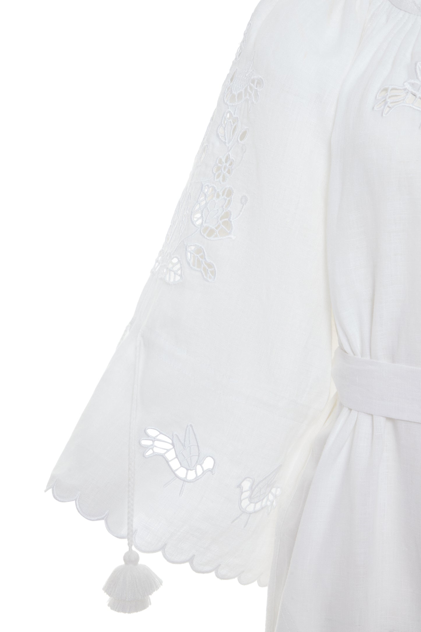 Tree of life white maxi dress FOBERINI