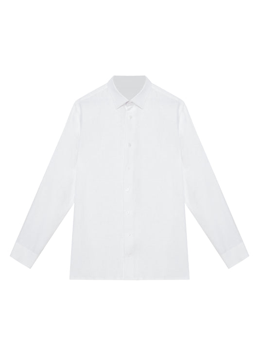 White linen shirt INDPOSHIV CASUAL