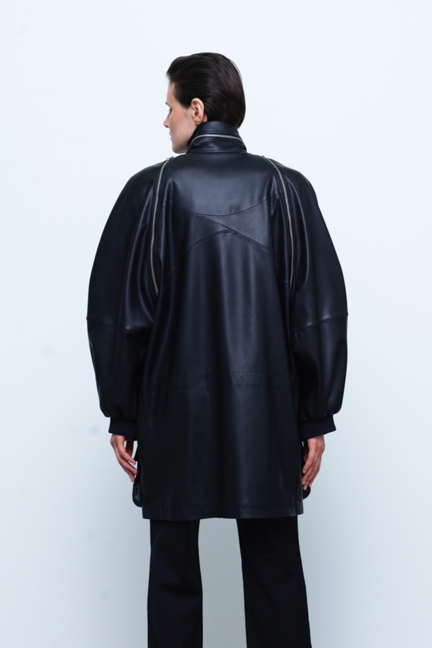 JACKET #06 — Convertible Faux-Leather Jacket GUDU