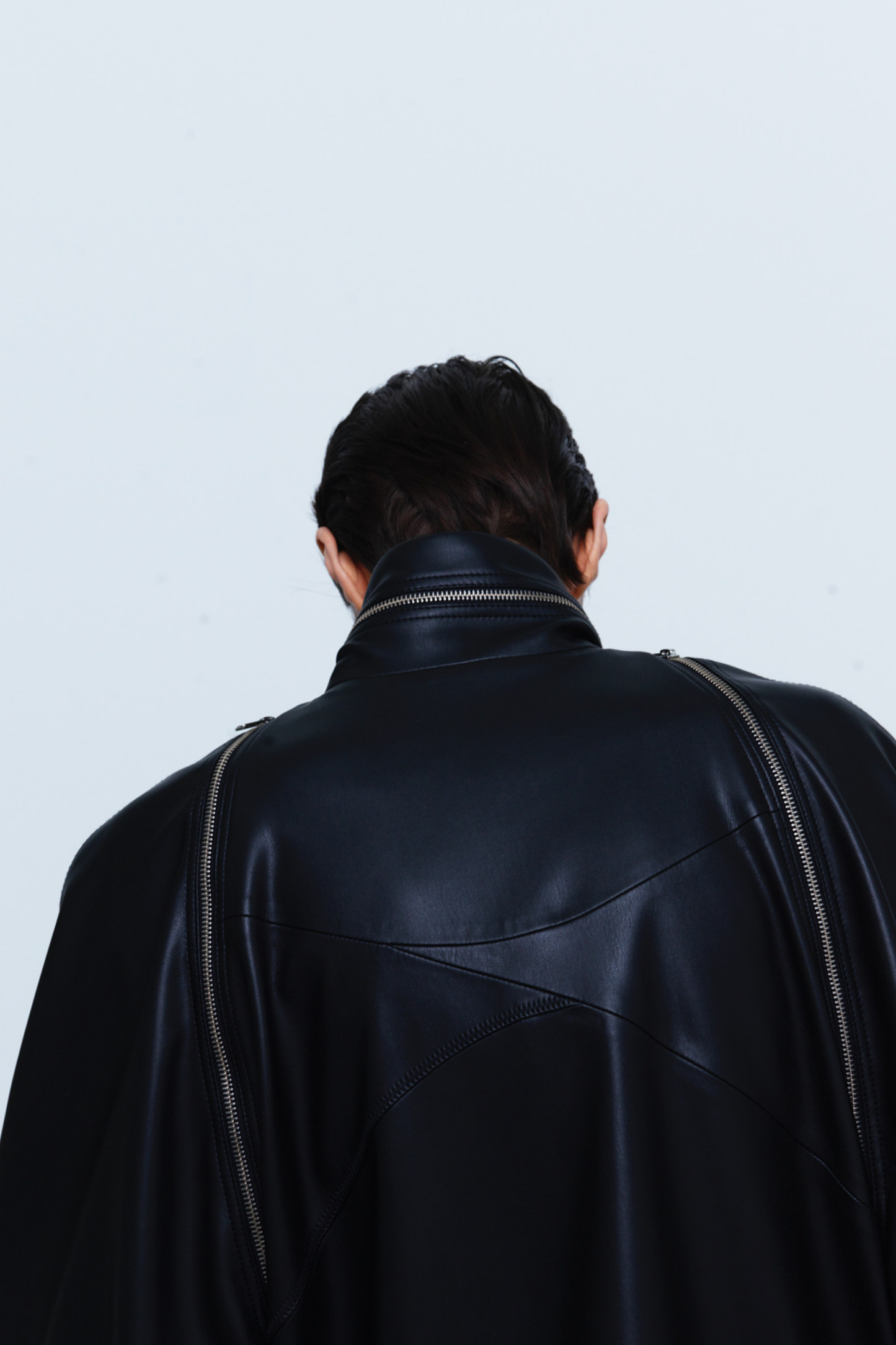 JACKET #06 — Convertible Faux-Leather Jacket GUDU