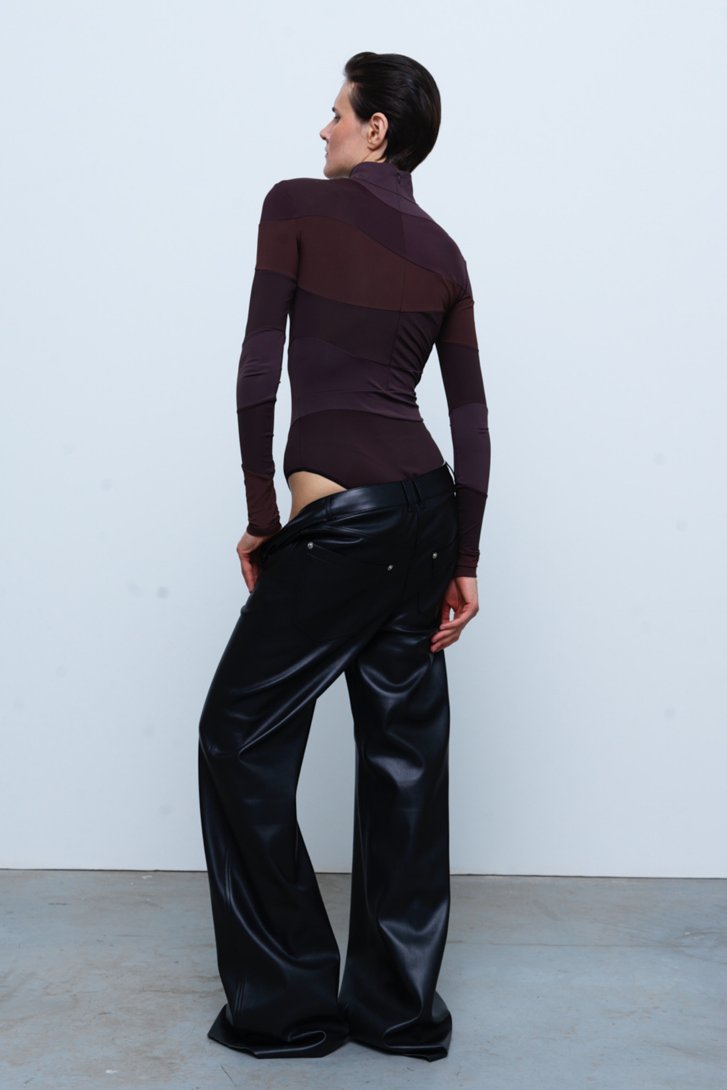 TOP #01 — Patchwork Bodysuit GUDU