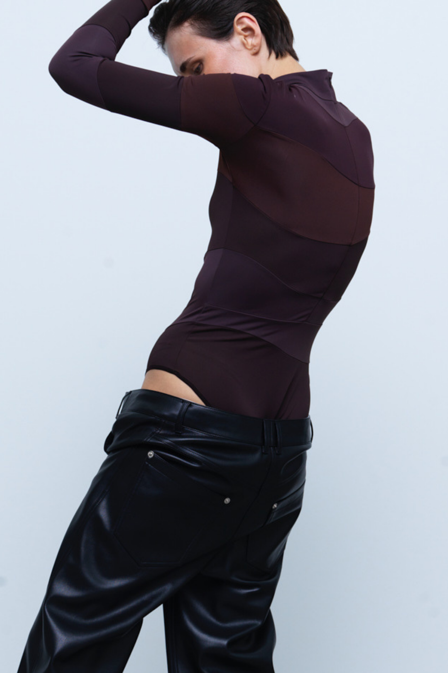 TOP #01 — Patchwork Bodysuit GUDU