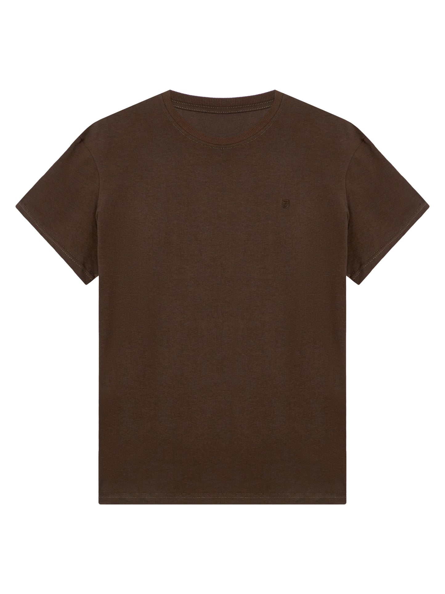 Brown T-shirt INDPOSHIV CASUAL
