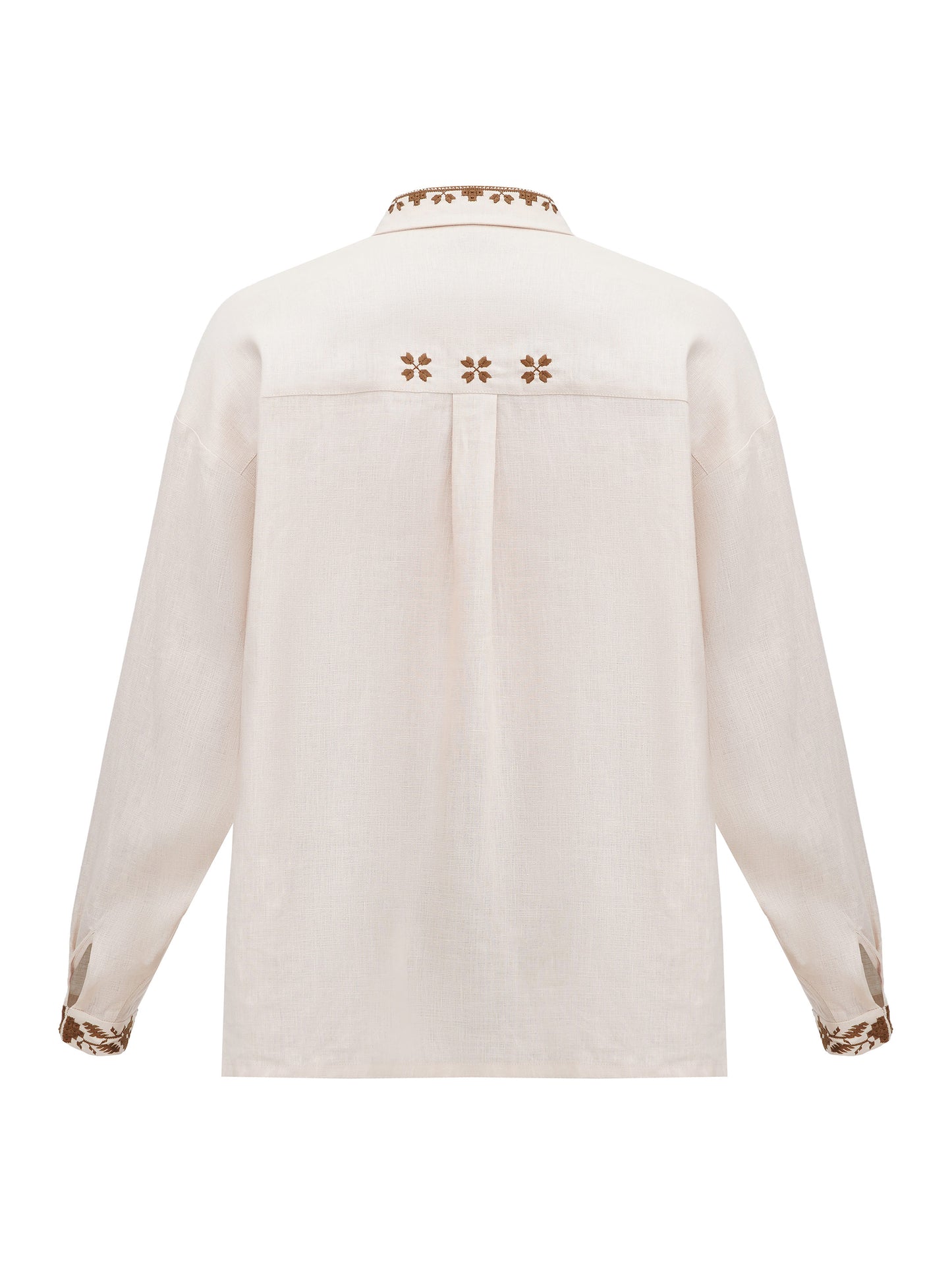 Men's embroidered shirt with a collar Chernihivska ETNODIM