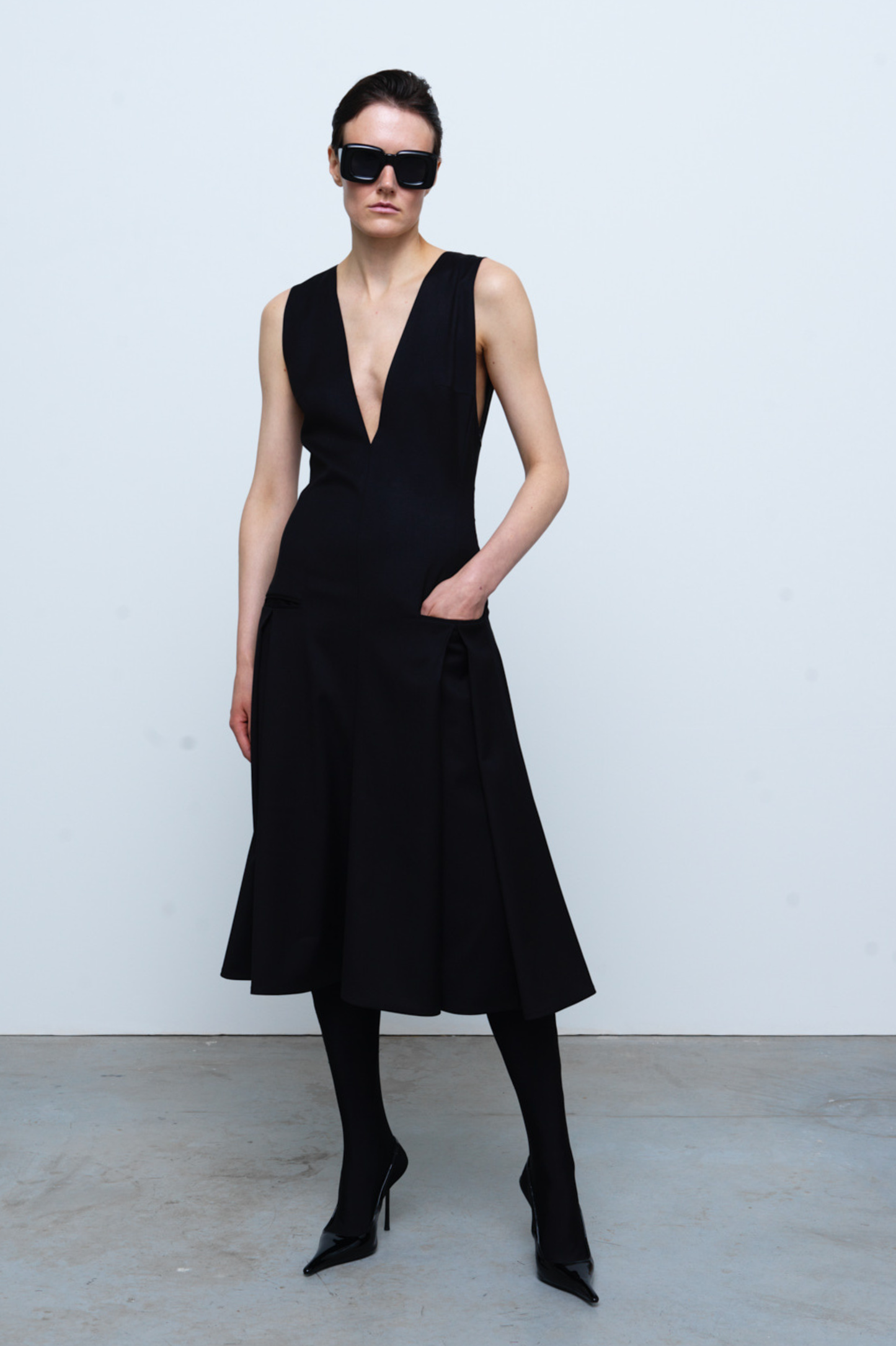 DRESS #02 — Flared Midi Dress GUDU
