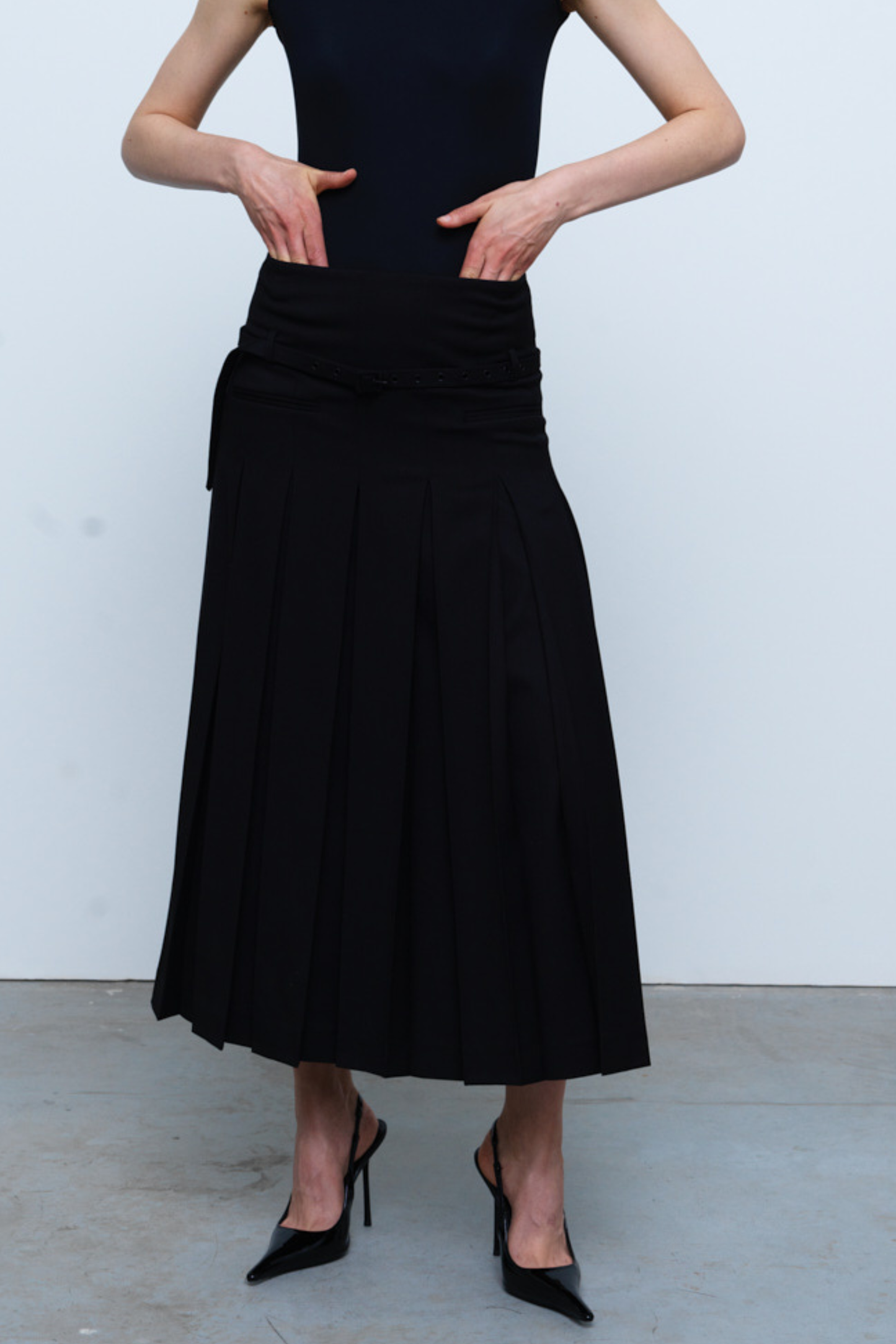 SKIRT #06 — Pleated Maxi Skirt GUDU