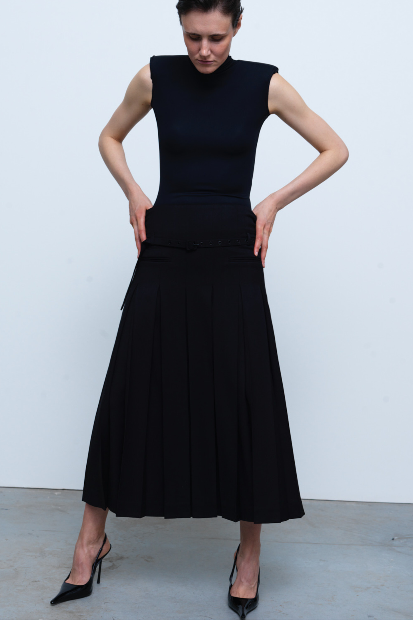 SKIRT #06 — Pleated Maxi Skirt GUDU