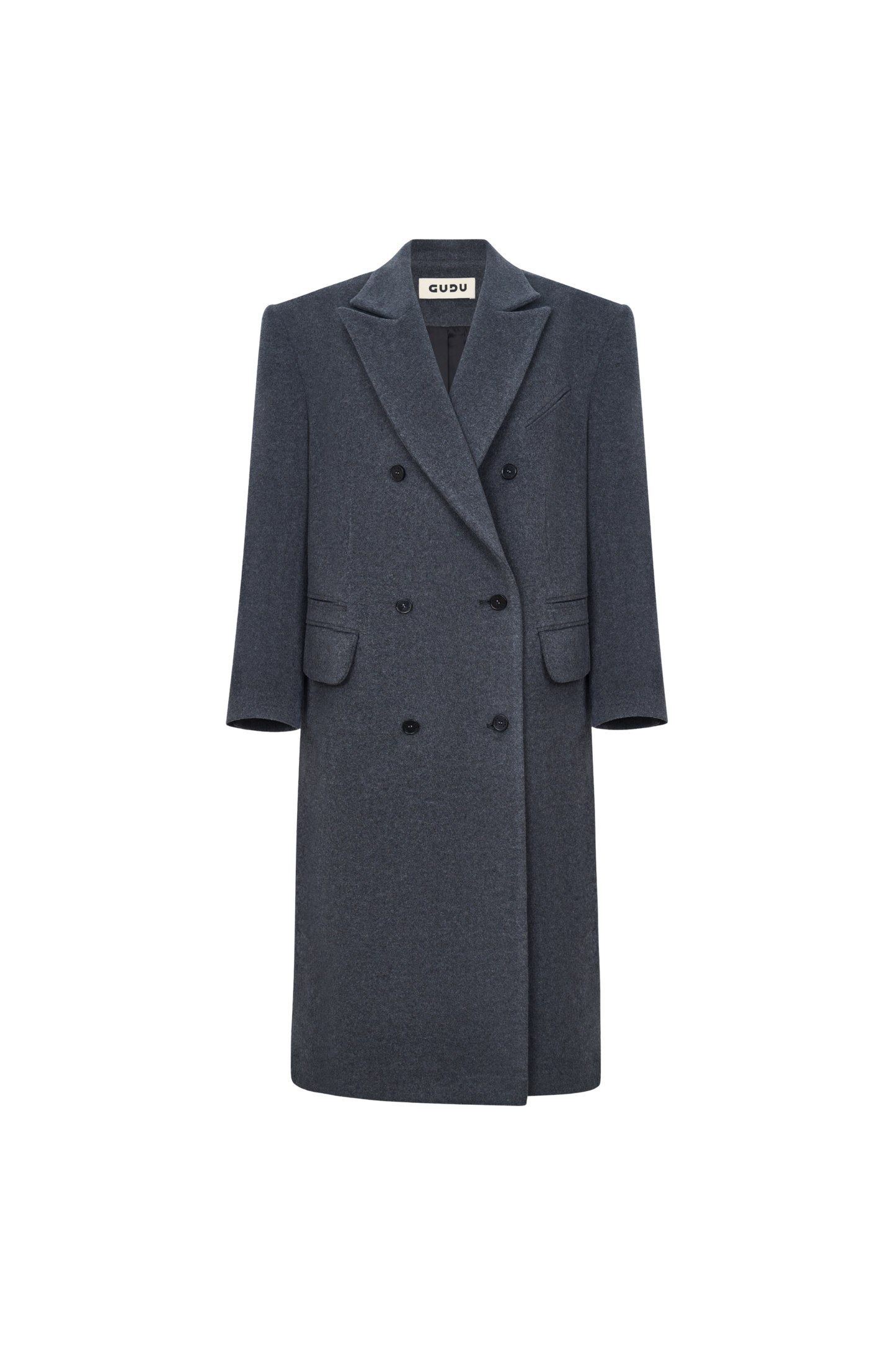 COAT #02 — Oversized Straight-Cut Wool Coat GUDU