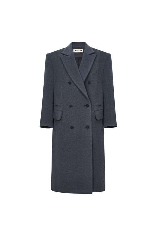 COAT #02 — Oversized Straight-Cut Wool Coat GUDU