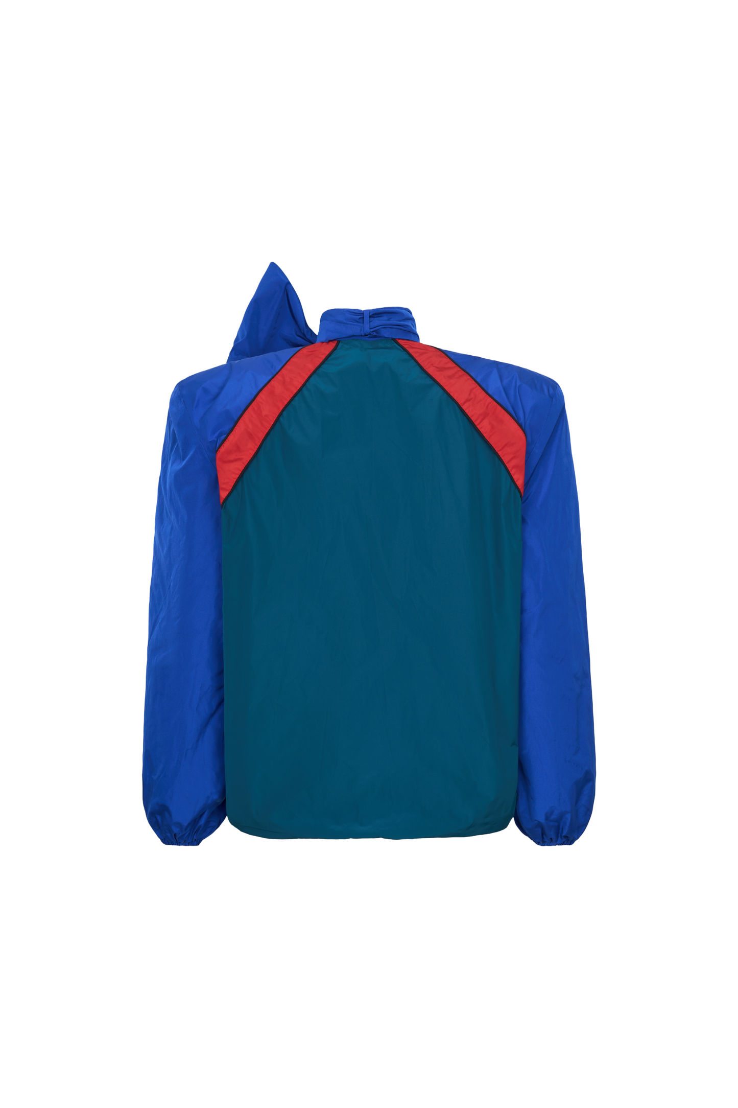 JACKET #12 — Padded Shoulder Jacket with Scarf GUDU