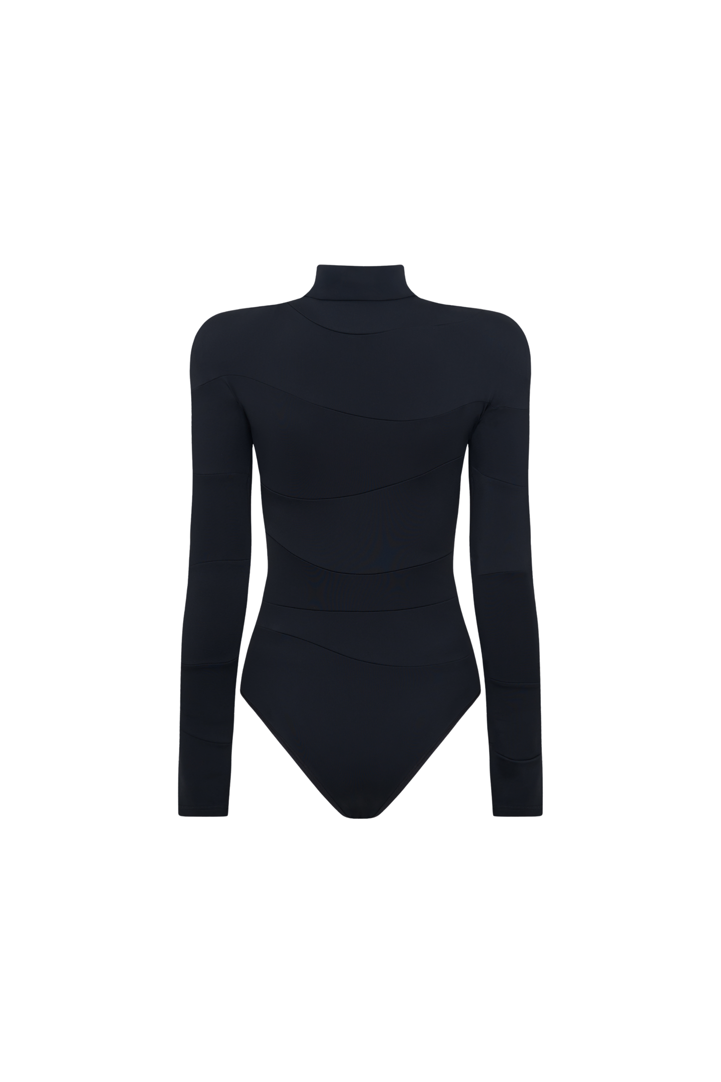 TOP #11 — Patchwork Padded Shoulder Bodysuit GUDU