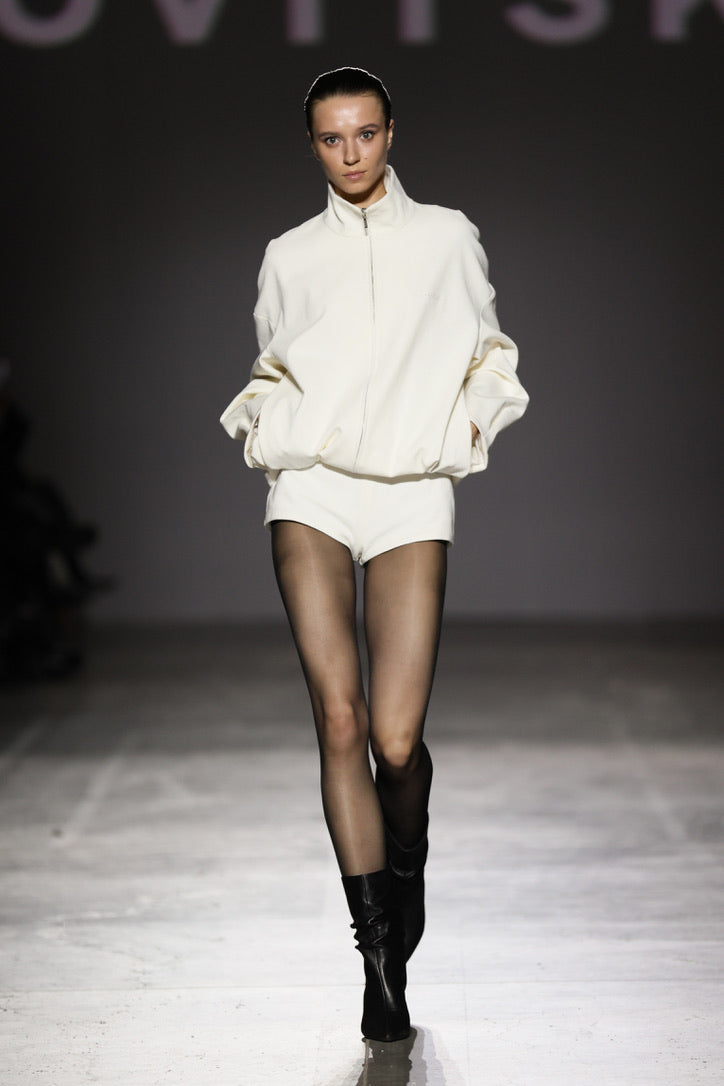 Ivory mini shorts NOVITSKA