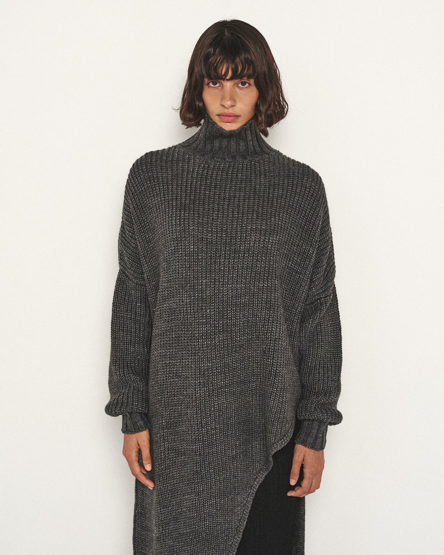 Longline knitted jumper dress T.MOSCA