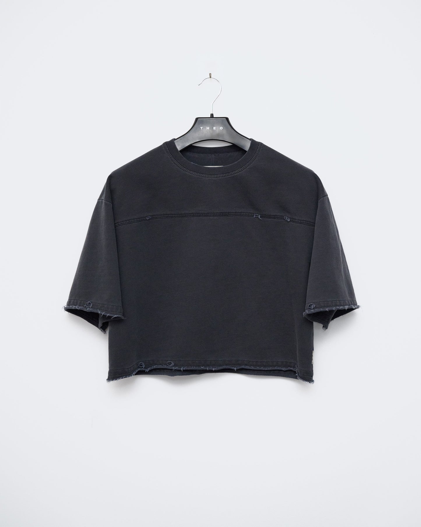 WASHED-OUT CROPPED T-SHIRT THEO
