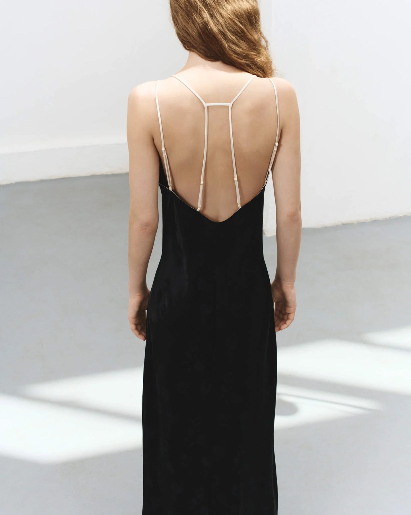 VISCOSE LONG DRESS  KATERINA KVIT