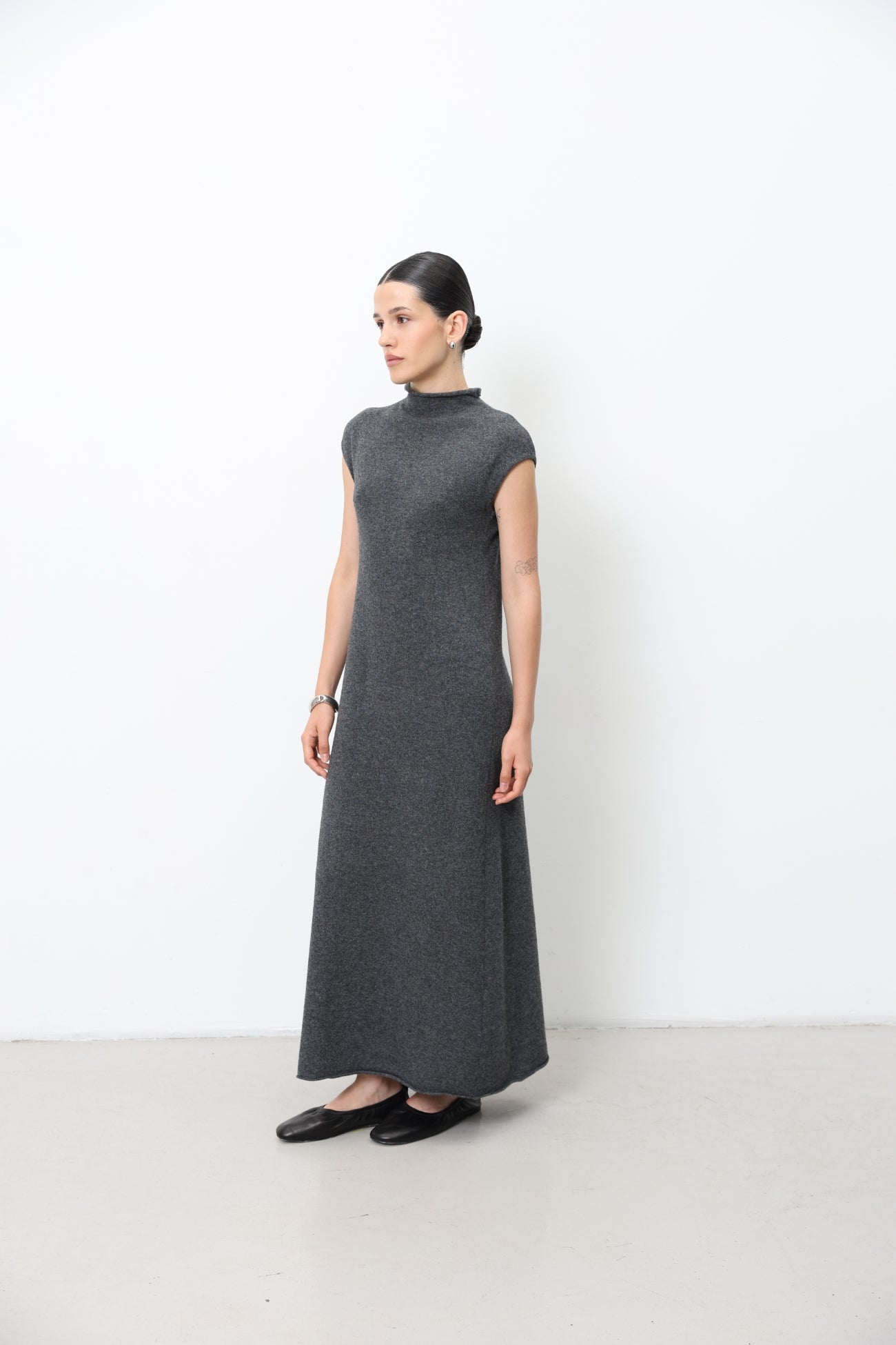 Sleeveless Lambswool Maxi Dress 91LAB