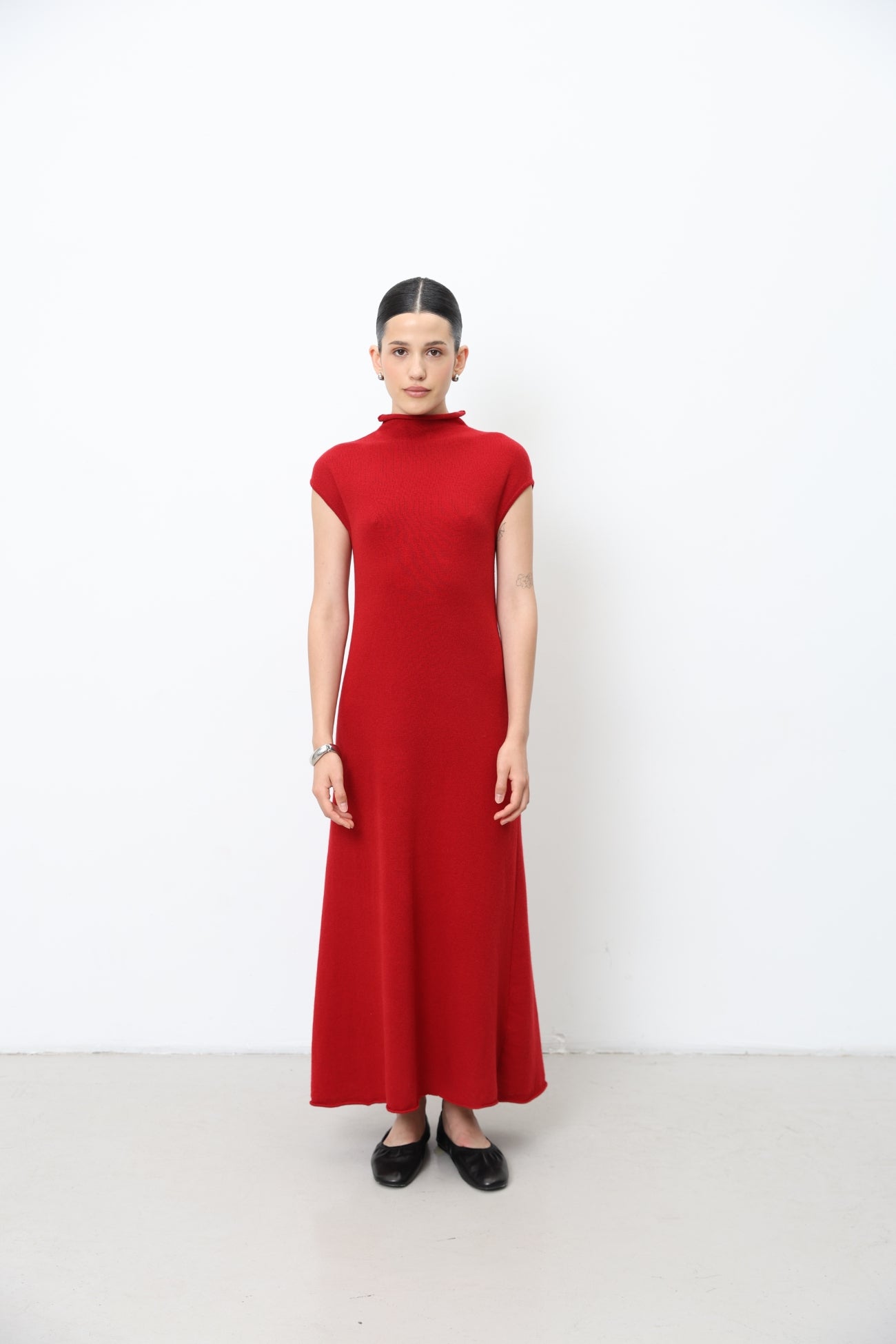 Sleeveless Lambswool Maxi Dress 91LAB