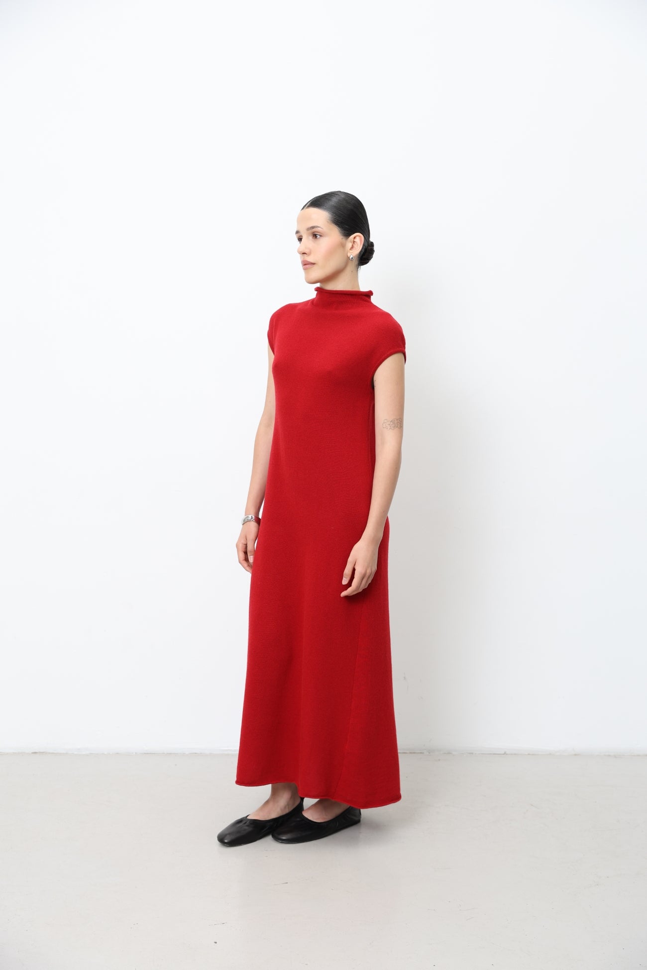 Sleeveless Lambswool Maxi Dress 91LAB