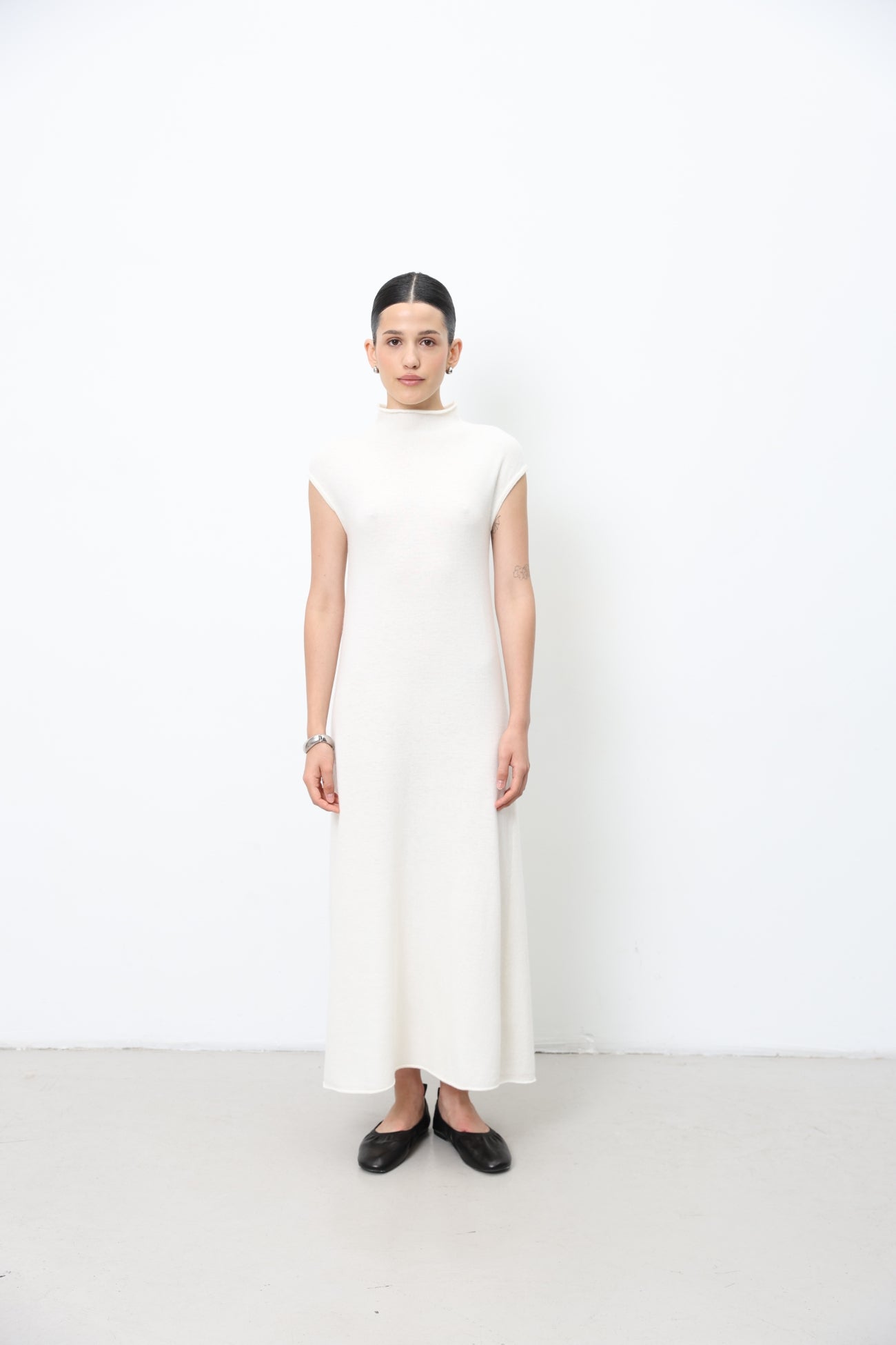 Sleeveless Lambswool Maxi Dress 91LAB