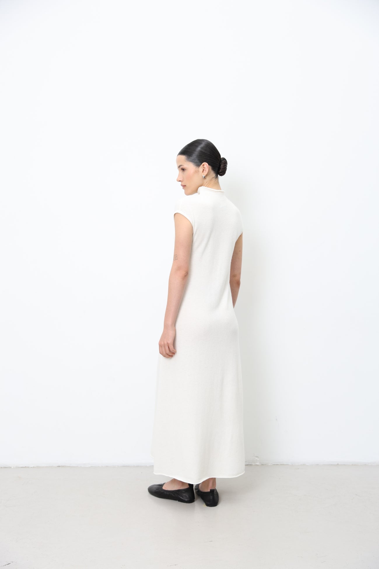 Sleeveless Lambswool Maxi Dress 91LAB