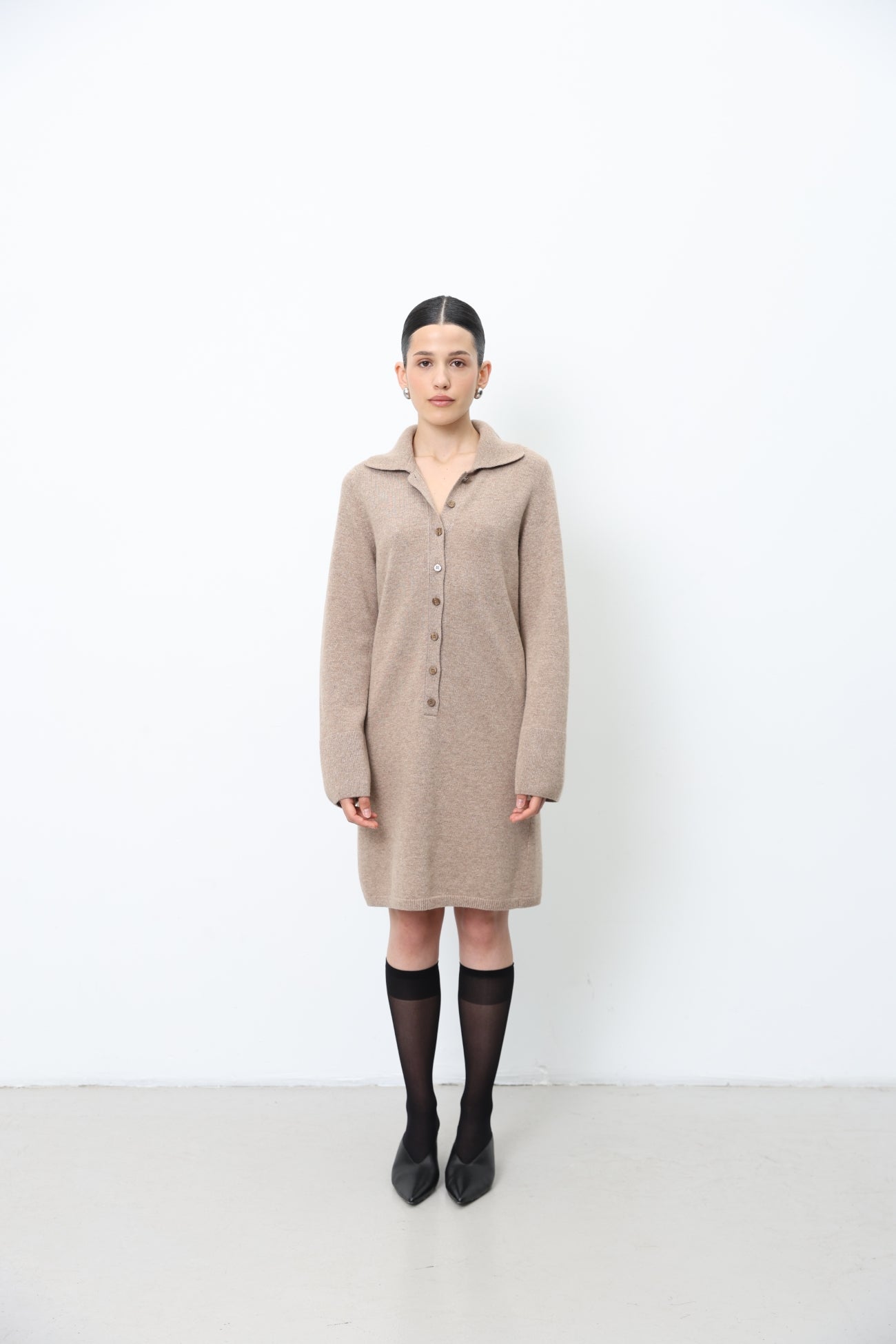 Lambswool Polo Dress 91LAB