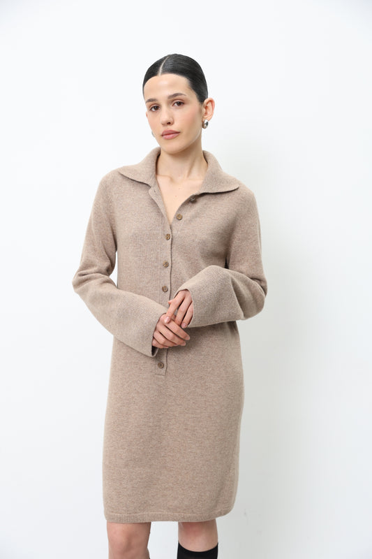 Lambswool Polo Dress 91LAB