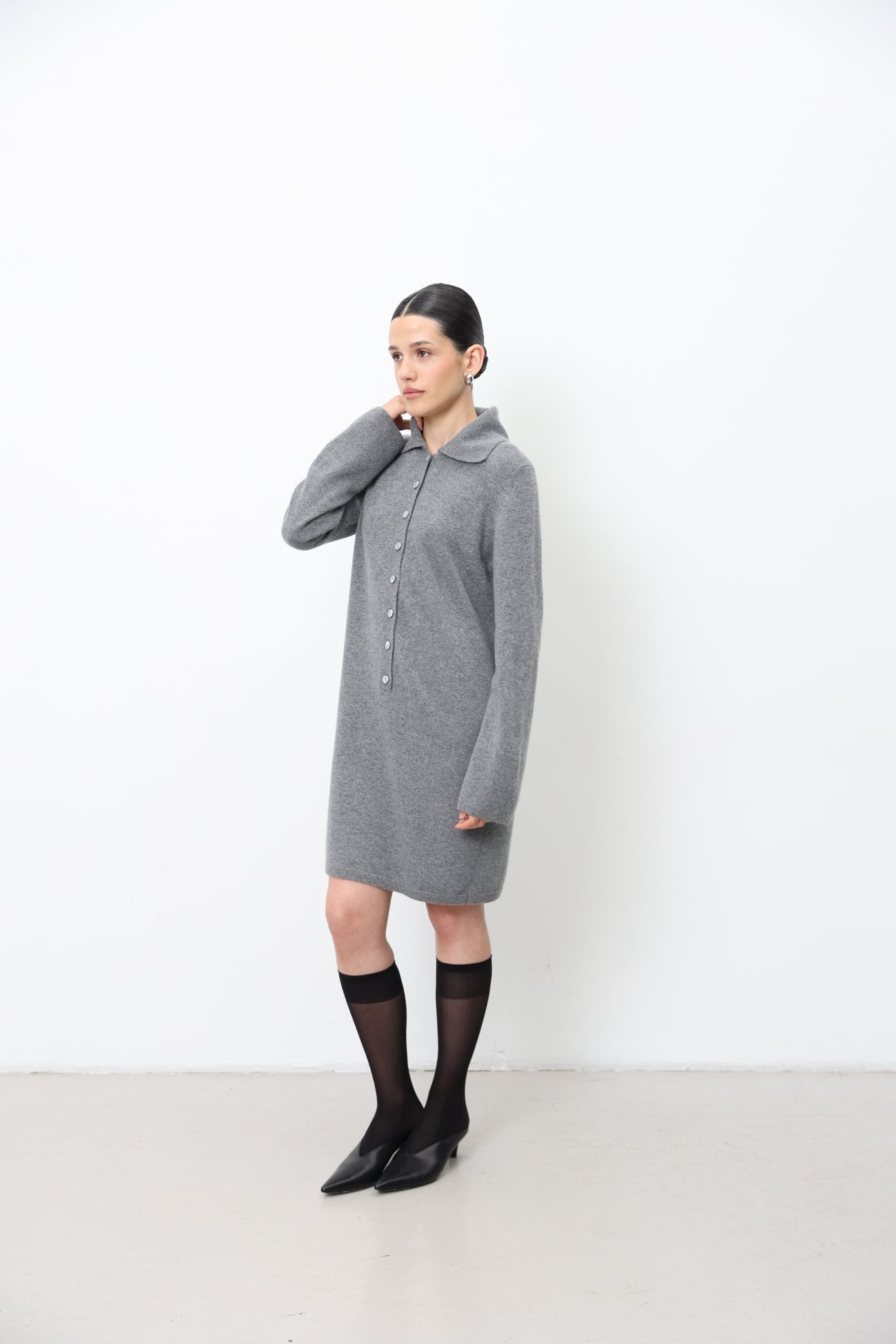 Lambswool Polo Dress 91LAB