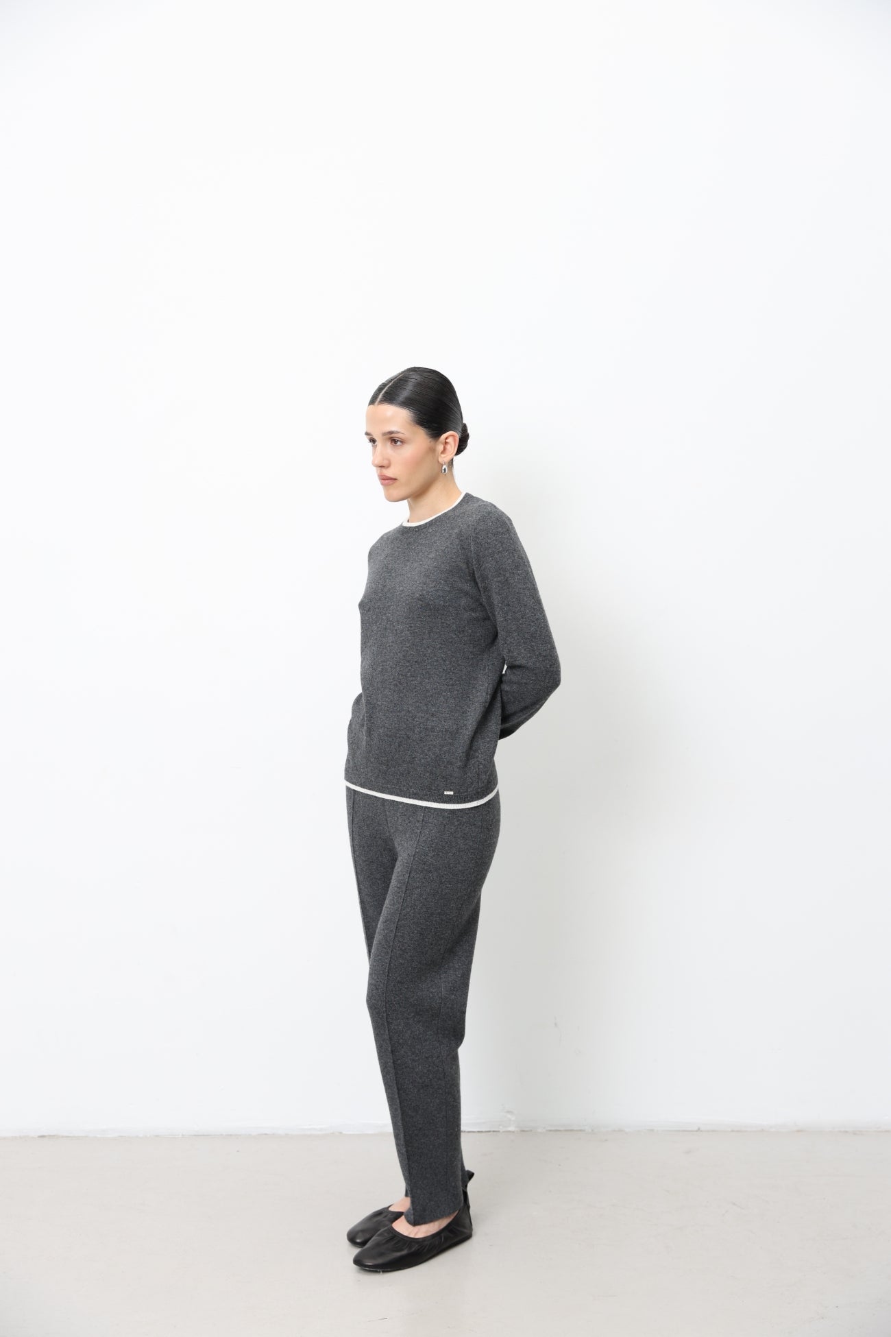  Long-Sleeved Lambswool Jumper 91LAB