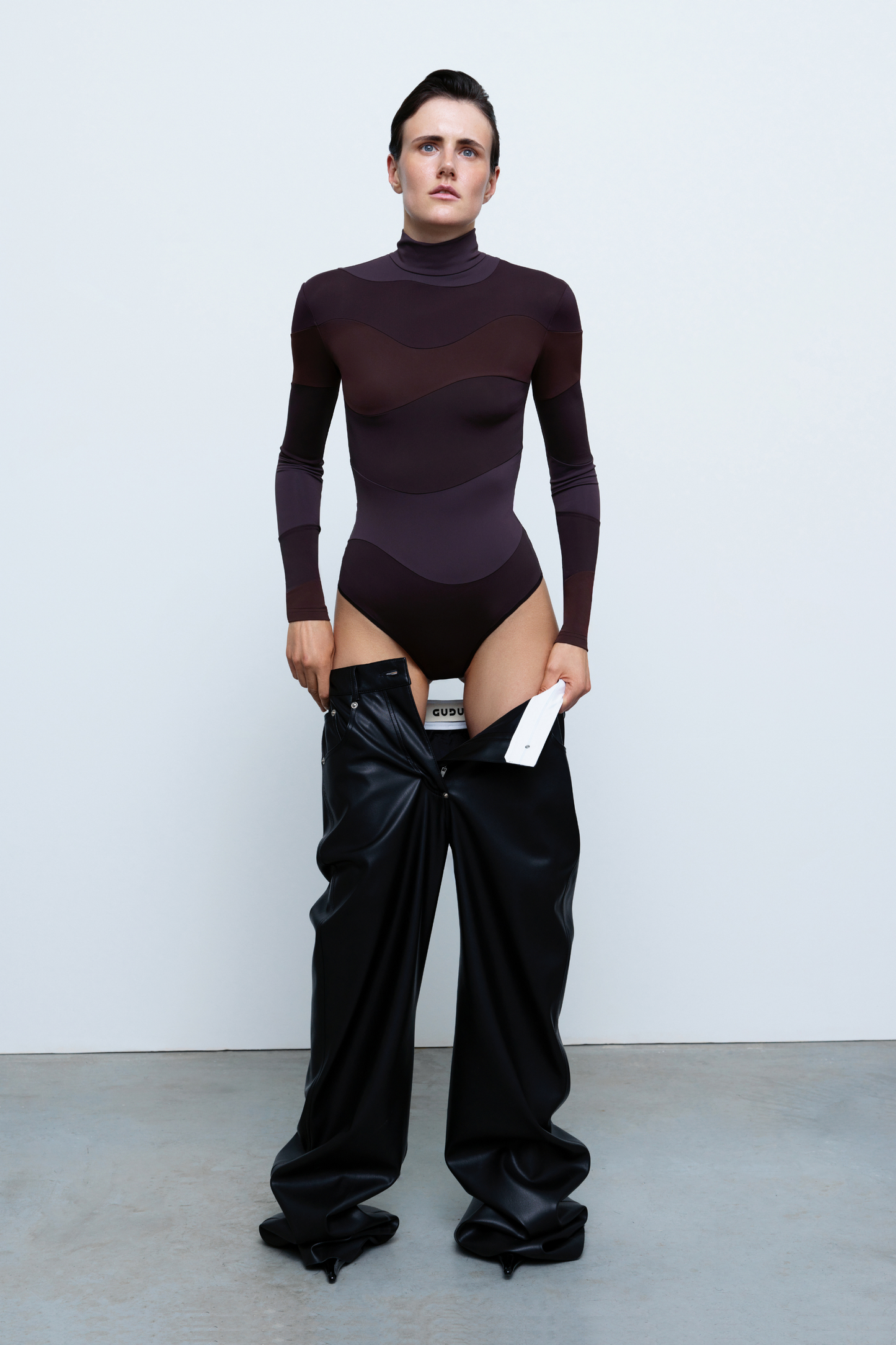 TOP #01 — Patchwork Bodysuit GUDU
