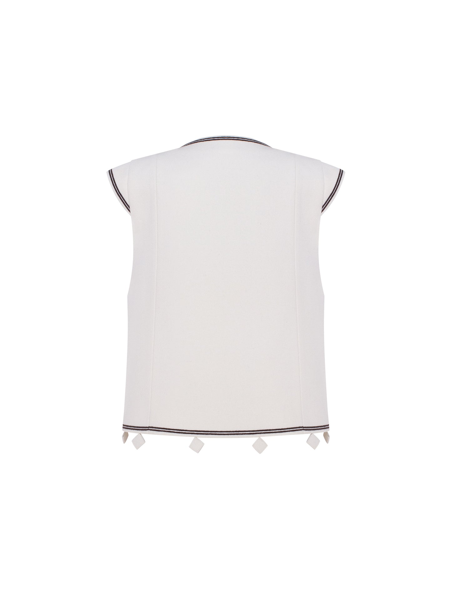 Milk embroidered vest Kibchyk ETNODIM