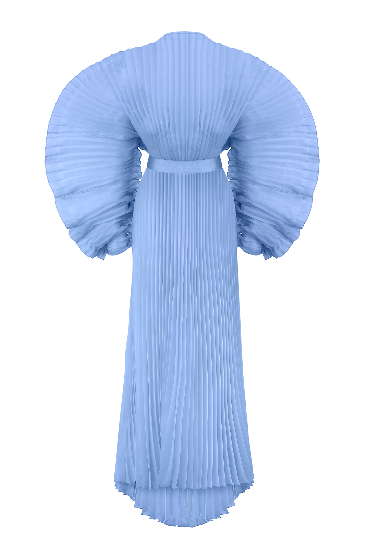Alisha Pleated Blue Dress J’AMEMME