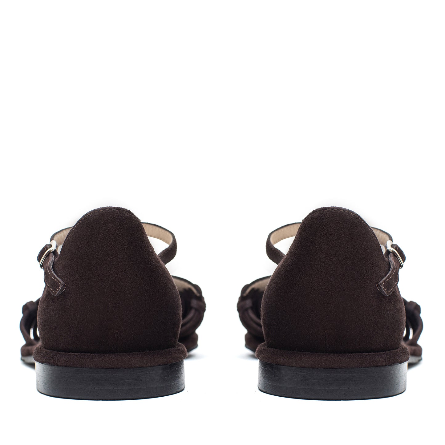 Anatomically shaped Fisherman brown sandals LOOKIE ATELIER
