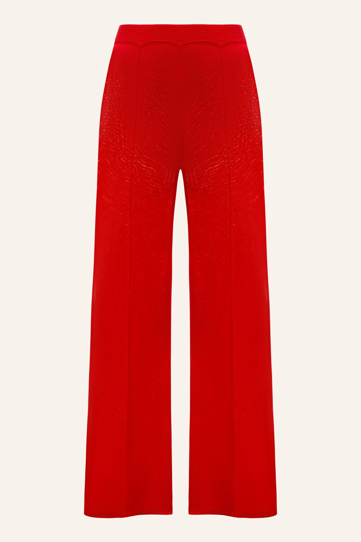 VISCOSE KNITWEAR PANTS KATERINA KVIT