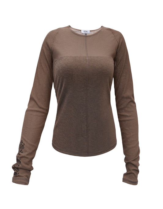 Beige semi transparent base Embroidery G2A